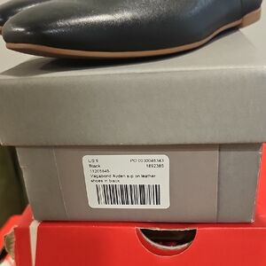 Vagabond Black Leather Slip-On Loafers